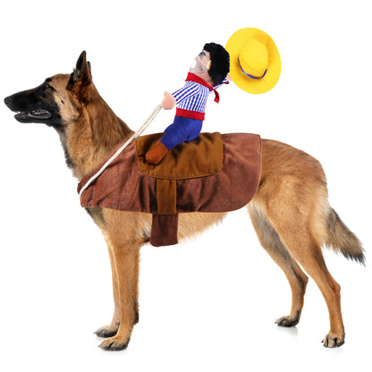 Cowboy Rider Dog Costume